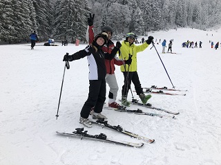 group ski lessons in Poiana Brasov