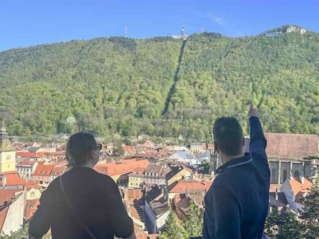 Brasov walking tour white tower view