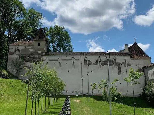 Brasov walking tour Weavers bastion view