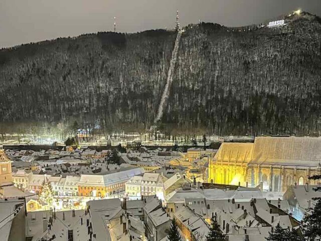 Brasov walking tour winter edition